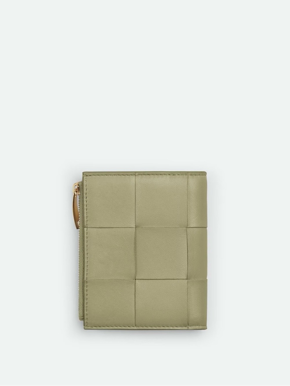 Bottega Veneta Olive Green Cassette Small Bi-fold Wallet
